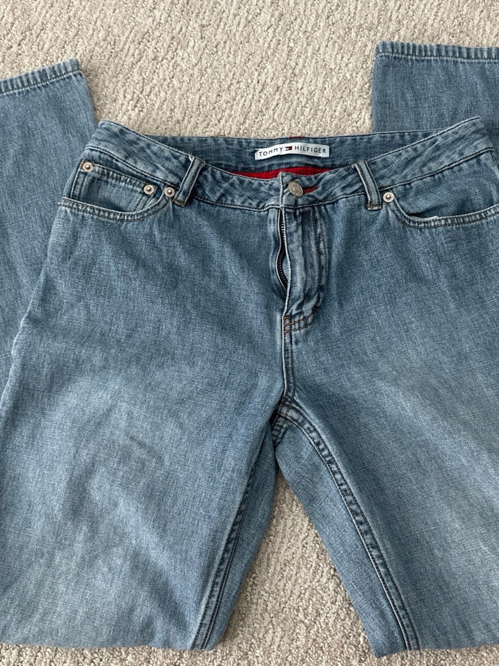 Straight style jeans